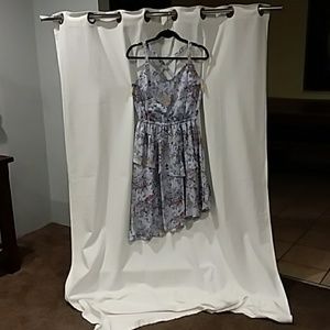 **SOLD**Andeawy  floral print asymmetrical dress